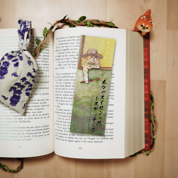 Marque-page - Chat peintre