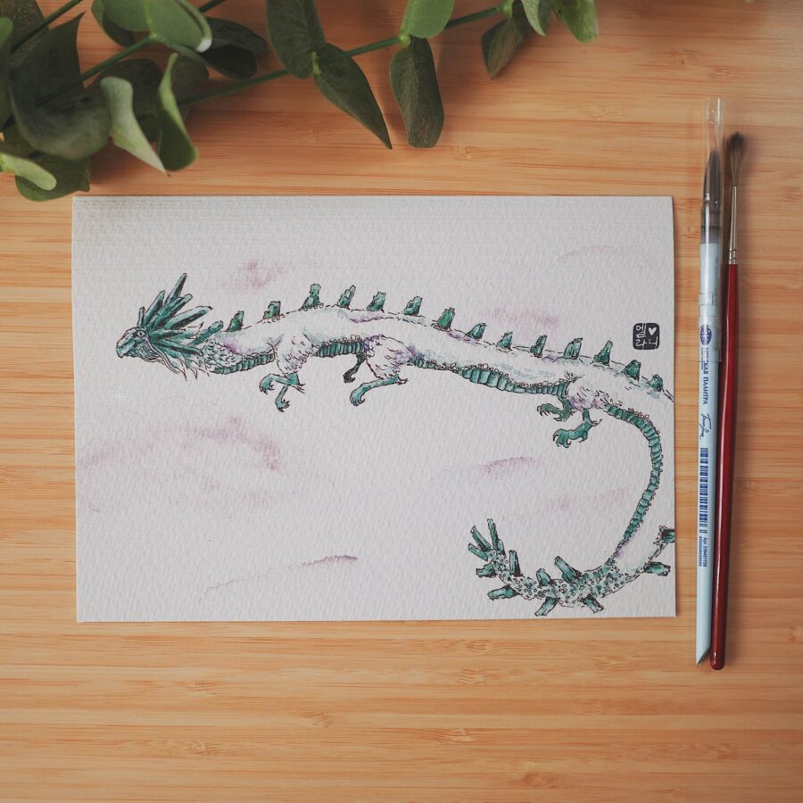Dragon Nedrac - The Legend of Zelda : Breath of the Wild - Illustration
