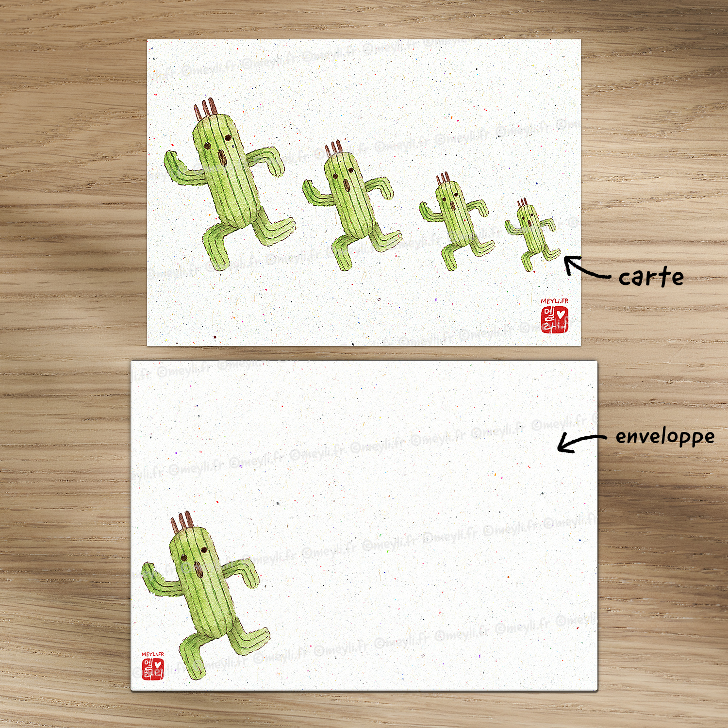 Pampa Family Final Fantasy - Set de correspondance - Enveloppe, carte et sticker – Image 2